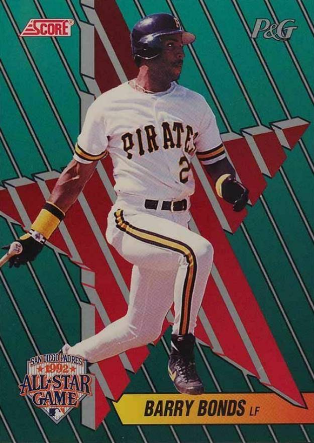 1992 Score Procter and Gamble Barry Bonds #15 Baseball Card