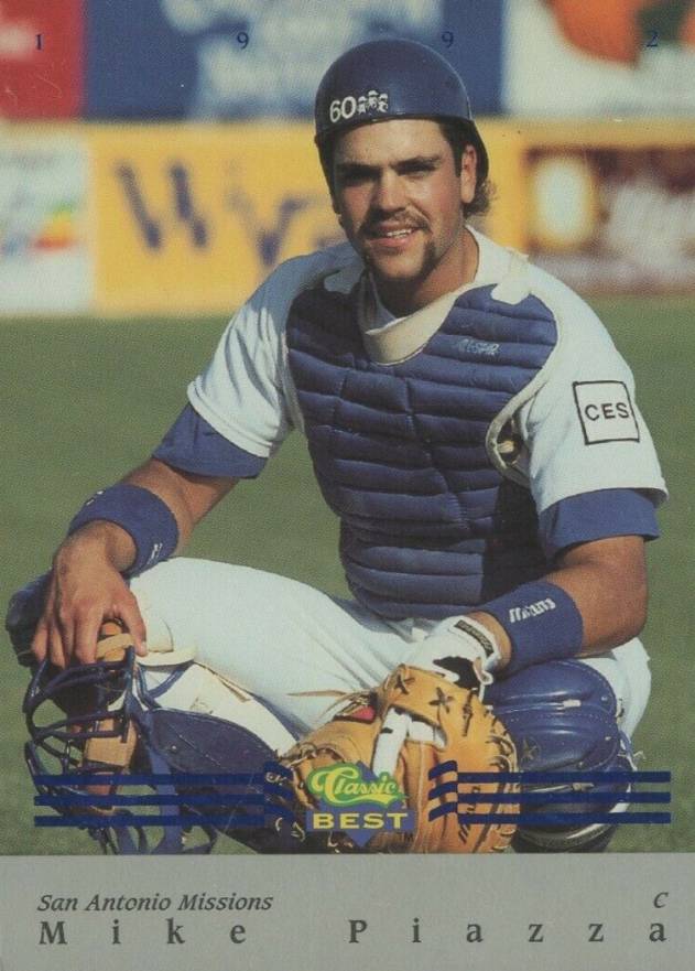 1992 Classic Best Blue Bonus Mike Piazza #BC16 Baseball Card