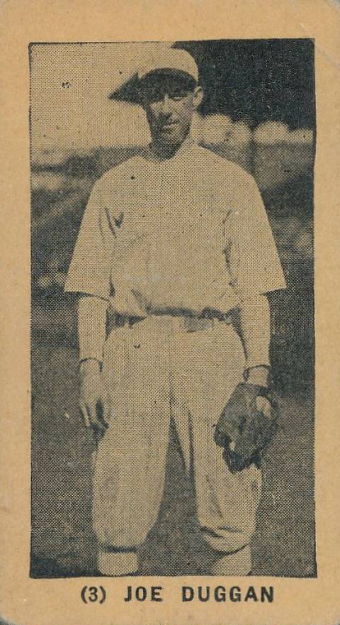 1927 York Caramel Type 1 Joe Duggan #3 Baseball Card