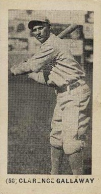 1927 York Caramel Type 1 Clarence Gallaway #58 Baseball Card