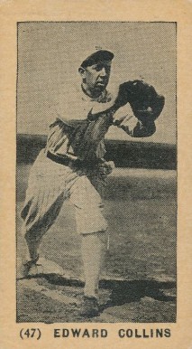 1927 York Caramel Type 1 Edward Collins #47 Baseball Card