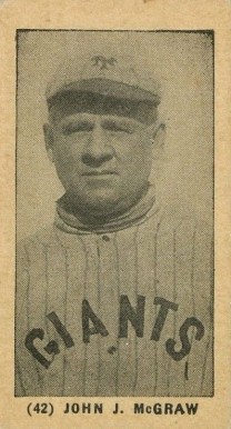 1927 York Caramel Type 1 John J. McGraw #42 Baseball Card