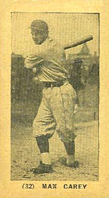 1927 York Caramel Type 1 Max Carey #32 Baseball Card