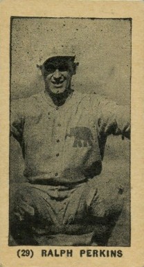 1927 York Caramel Type 1 Ralph Perkins #29 Baseball Card