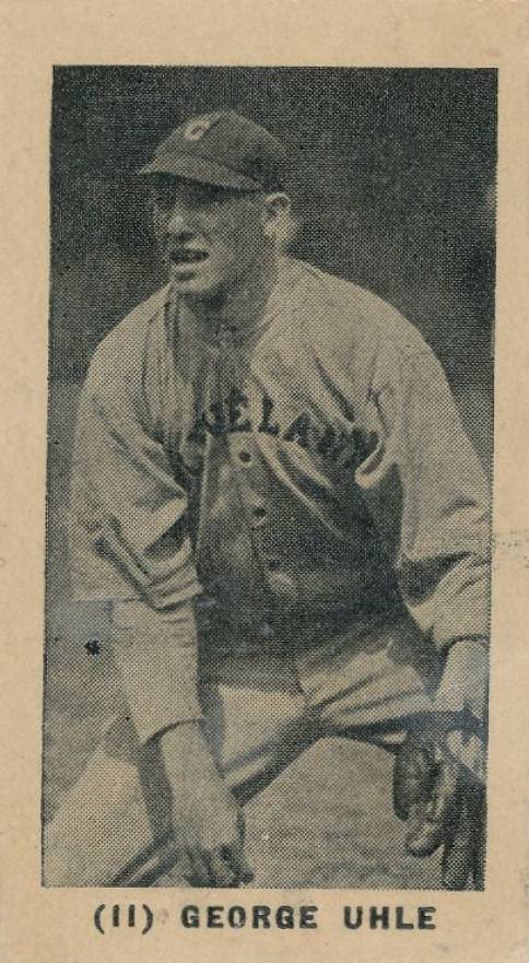 1927 York Caramel Type 1 George Uhle #11 Baseball Card