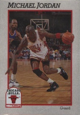 1991 Hoops Prototypes 00 Michael Jordan #004 Basketball Card