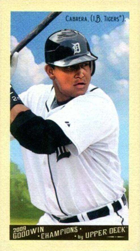 2009 Goodwin Champions Miguel Cabrera #131 Baseball Card