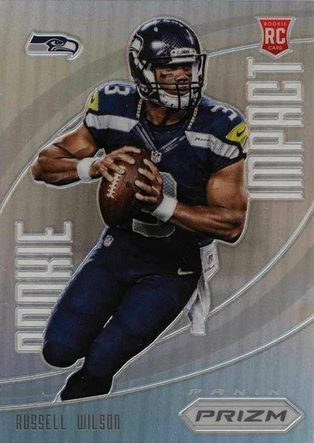 2012 Panini Prizm Rookie Impact Russell Wilson #8 Football Card