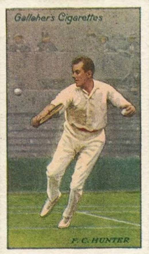 1928 Gallaher LTD. Lawn Tennis Celebrities F. C. Hunter #32 Other Sports Card