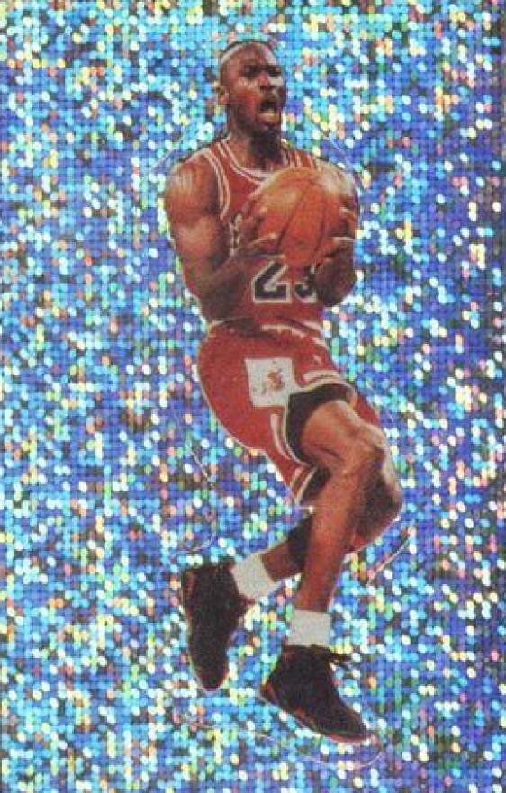 1992 Panini Sticker Michael Jordan #102 Basketball Card