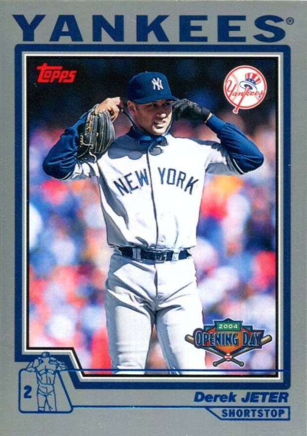 2004 Topps Opening Day Derek Jeter #10 Baseball Card