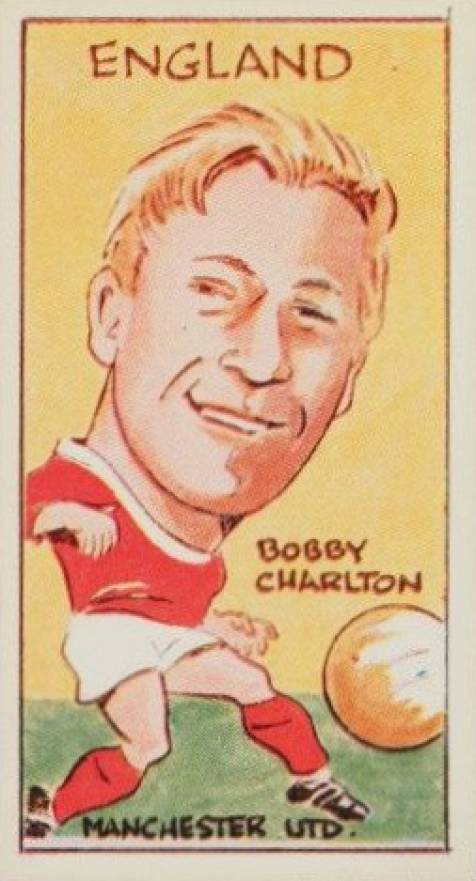 1965 Reddish Maid International Footballers of Today Bobby Charlton #3 Soccer Card