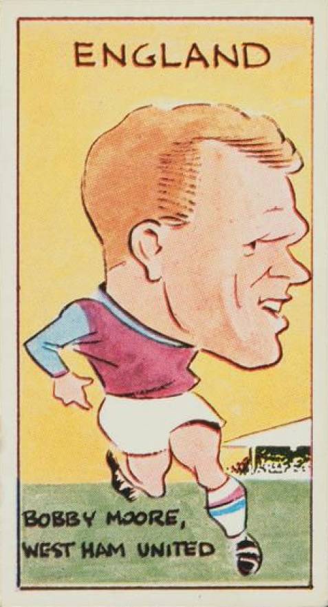 1965 Reddish Maid International Footballers of Today Bobby Moore #9 Soccer Card