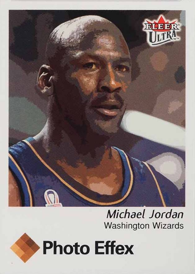 2002 Ultra Photo Effex Michael Jordan #3 Basketball Card