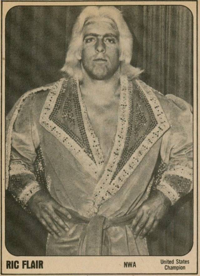 1981 Wrestling Super Stars-Hand Cut Ric Flair # Other Sports Card