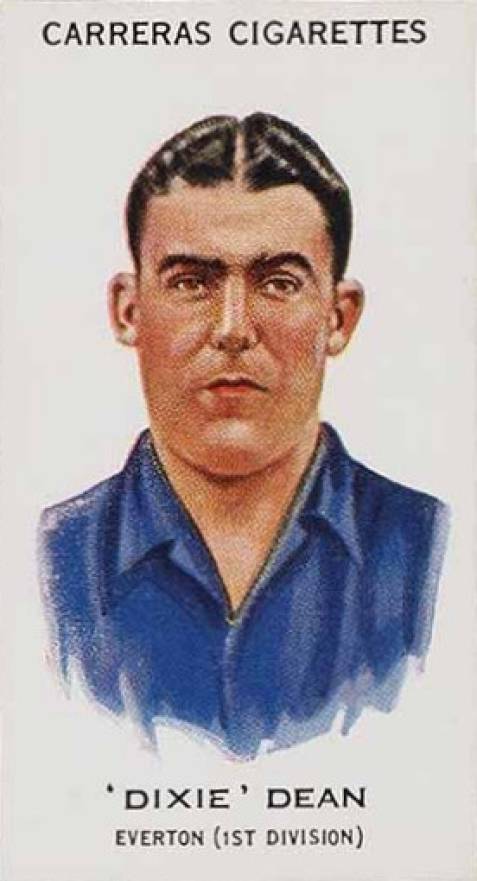 1934 Carreras LTD. Footballers Dixie Dean #34 Soccer Card