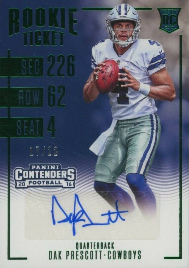 2016 Panini Playoff  Dak Prescott #307 Football Card