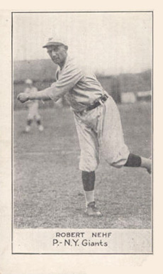 1921 National Caramel Robert Nehf # Baseball Card