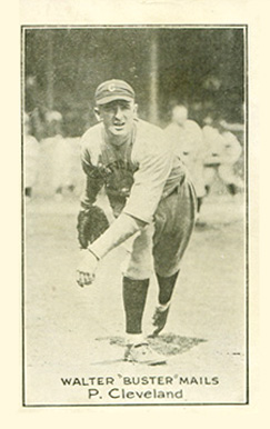 1921 National Caramel Walter "Buster" Mails # Baseball Card