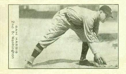 1921 National Caramel Sam Harris # Baseball Card