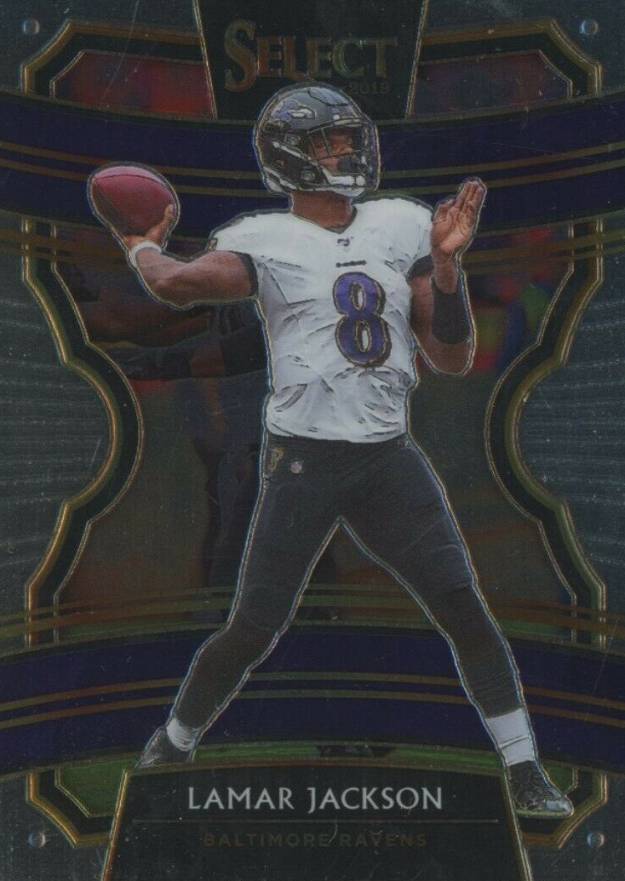 2019 Panini Select Lamar Jackson #71 Football Card