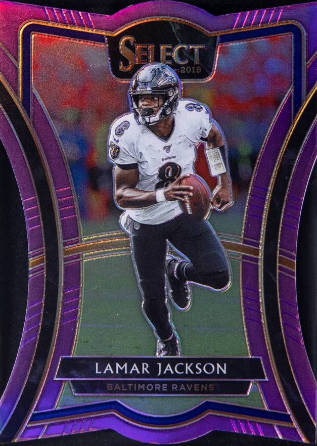 2019 Panini Select Lamar Jackson #136 Football Card