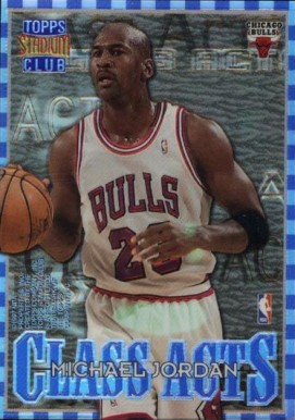 1996 Stadium Club Class Acts Jerry Stackhouse/Michael Jordan #CA1 Basketball Card