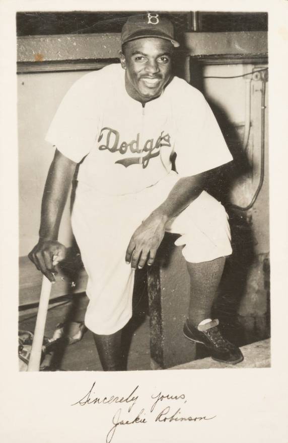 1950 JJK Copyart Postcards Jackie Robinson # Baseball Card