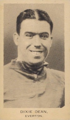 1936 United Services Popular Footballers Dixie Dean. Everton. #32 Soccer Card