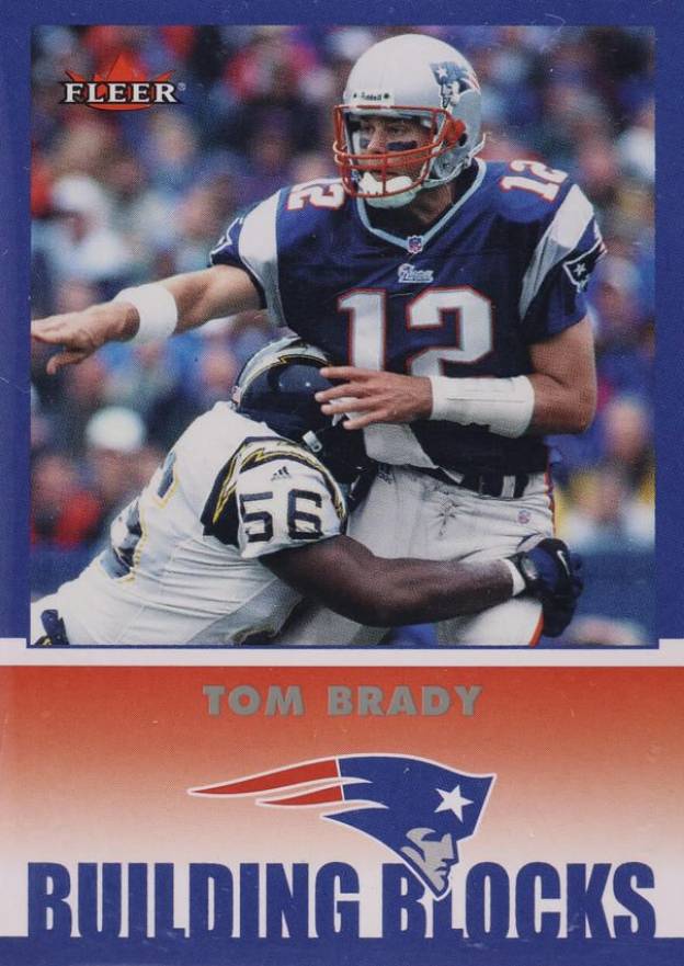 2002 Fleer Tom Brady #256 Football Card