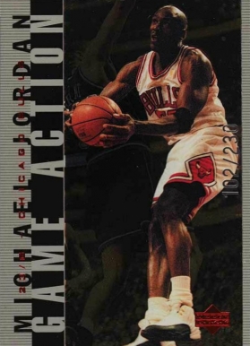 1998 Upper Deck MJ Living Legend Game Action Michael Jordan #G11 Basketball Card