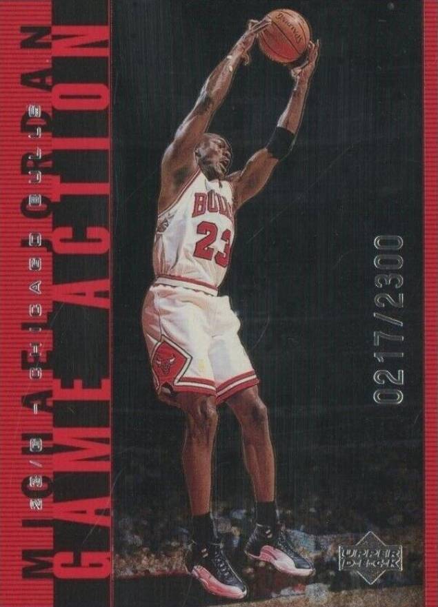 1998 Upper Deck MJ Living Legend Game Action Michael Jordan #G28 Basketball Card