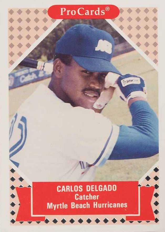 1991 Procards Tomorrows Heroes Carlos Delgado #170 Baseball Card