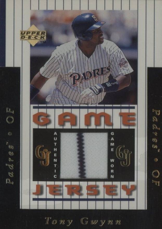 1997 Upper Deck Game Jersey  Tony Gwynn #GJ2 Baseball Card