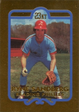 1993 Bleachers 23kt Gold Ryne Sandberg #3 Baseball Card