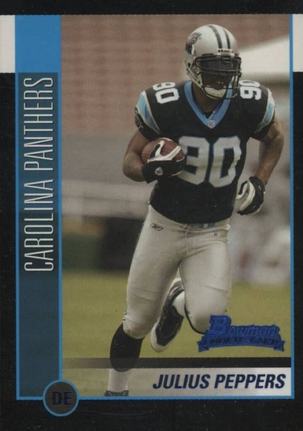 2002 Bowman Julius Peppers #144 Football Card