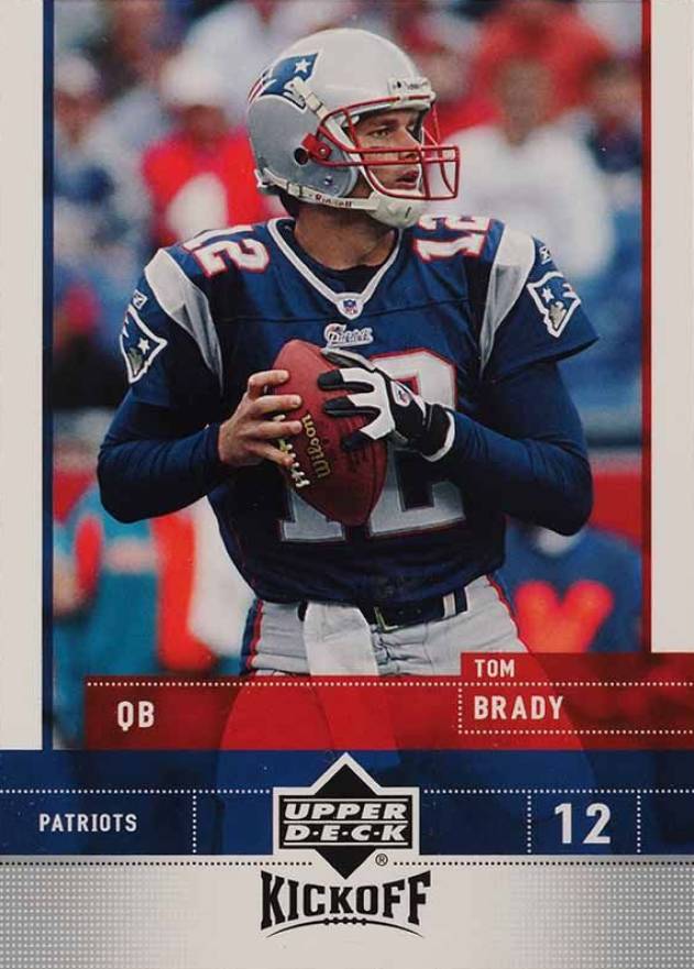 2005 Upper Deck Kickoff Tom Brady #52 Football Card