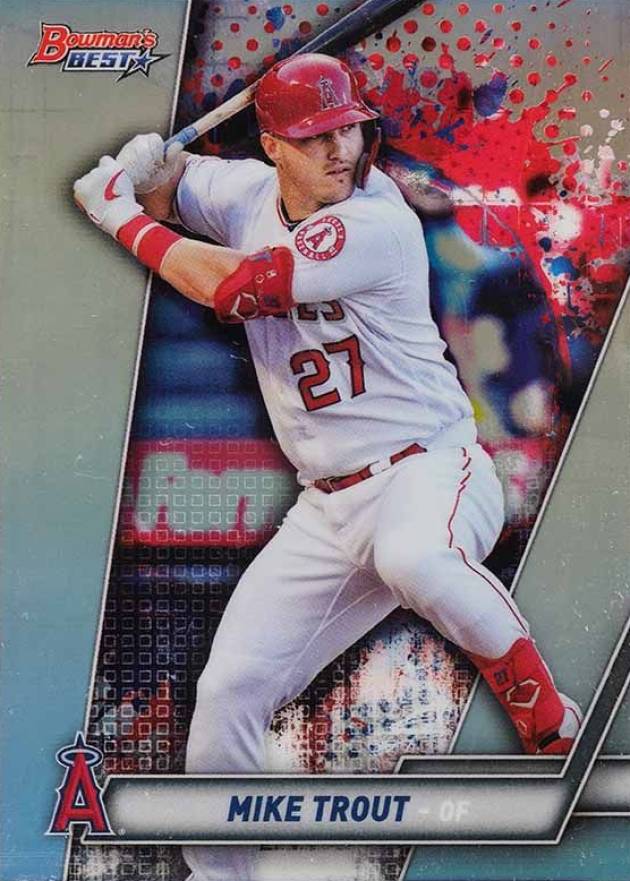 2019 Bowman's Best  Mike Trout #1 Baseball Card