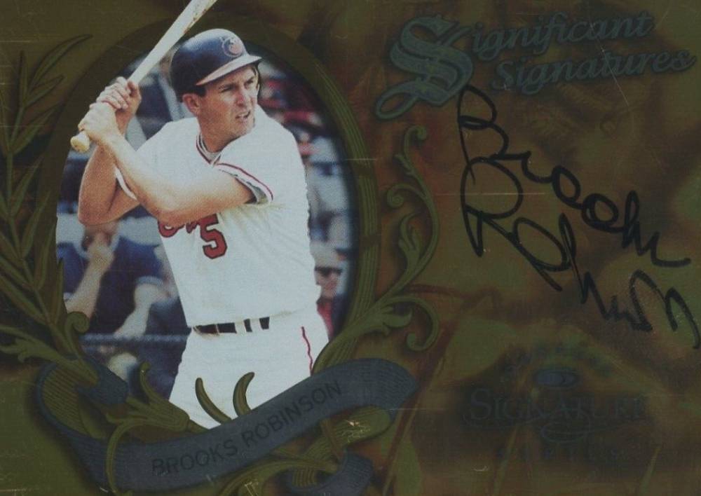 1997 Donruss Signature Significant Signatures Brooks Robinson # Baseball Card