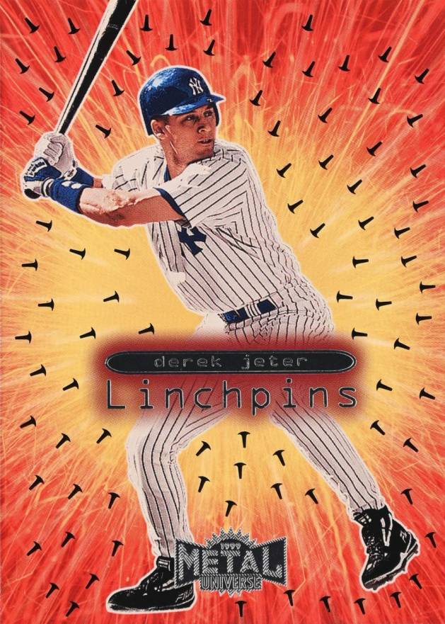 1999 Metal Universe Linchpins Derek Jeter #7 Baseball Card