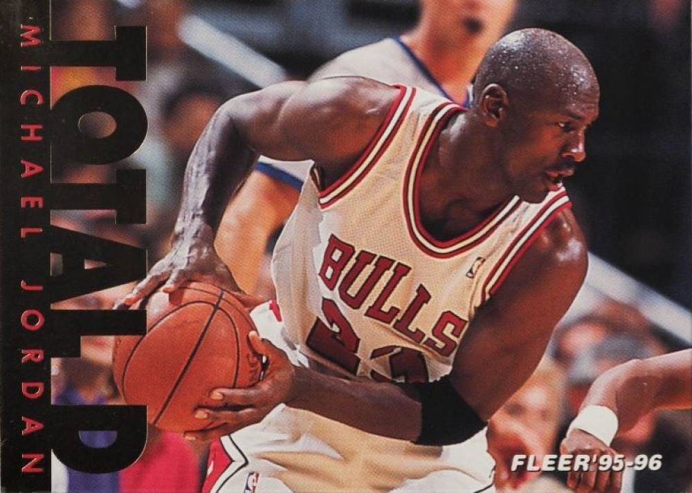 1995 Fleer Total D Michael Jordan #3 Basketball Card