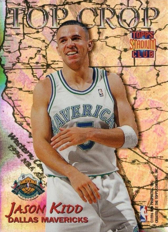 1996 Stadium Club Top Crop Anfernee Hardaway/Jason Kidd #TC12 Basketball Card