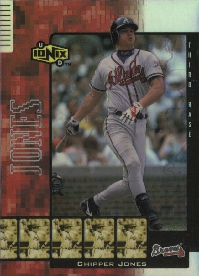 2000 Upper Deck Ionix Chipper Jones #R10 Baseball Card