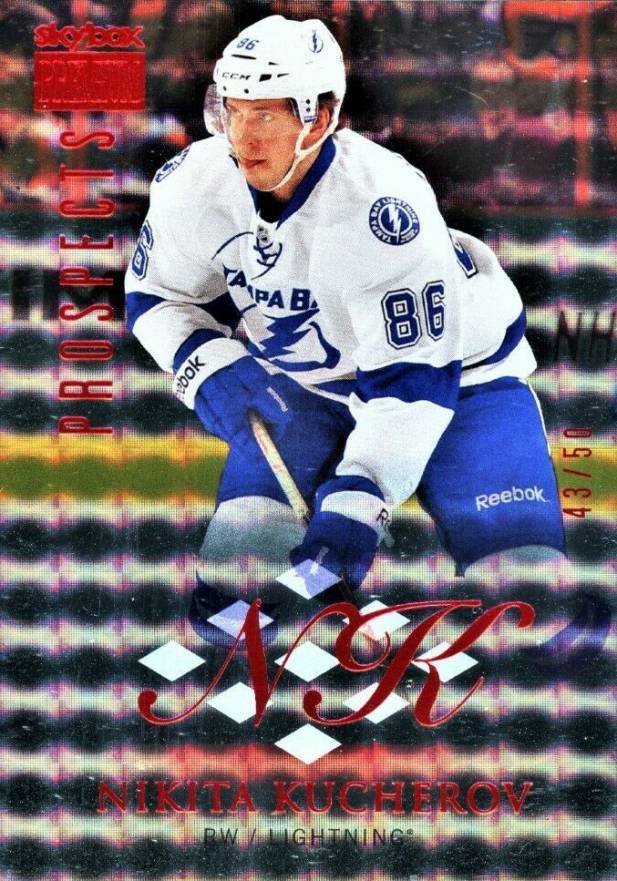 2013 Fleer Showcase SkyBox Premium Nikita Kucherov #30 Hockey Card