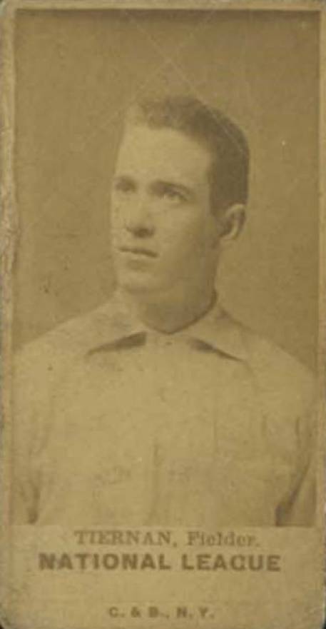 1888 G & B Chewing Gum TEIERNAN. Fielder. # Baseball Card