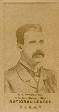 1888 G & B Chewing Gum A.J. Spaulding # Baseball Card