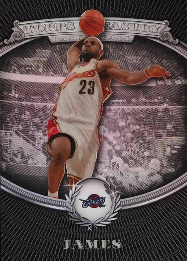 2008 Topps Treasury LeBron James #9 Basketball Card