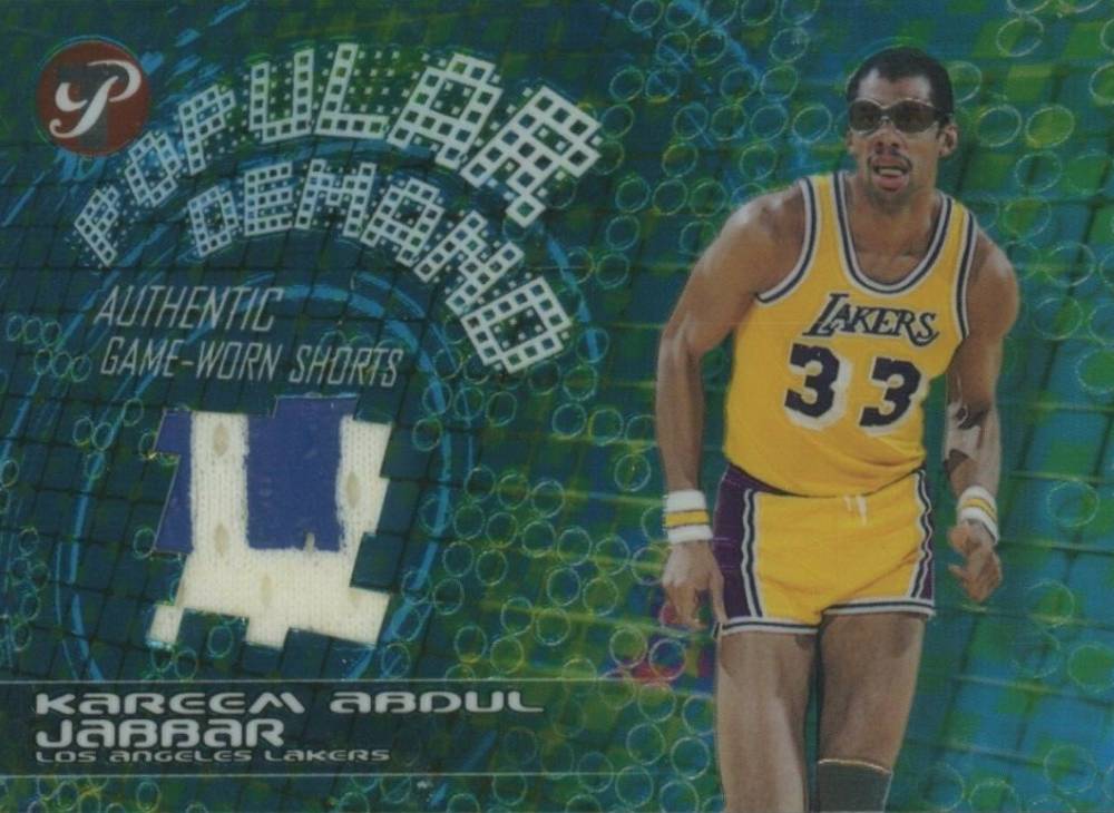 2002 Topps Pristine Popular Demand Kareem Abdul-Jabbar #PD-KA Basketball Card