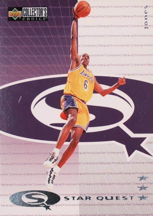 1997 Collector's Choice Starquest Eddie Jones #SQ69 Basketball Card