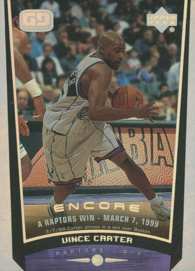 1998 Upper Deck Encore Vince Carter #146 Basketball Card